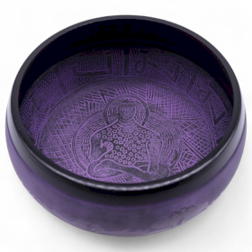 Bol Cântător Extra Tare – Tip Ciupercă – 23 × 10.5 cm, 1.3 kg – Purple Haze