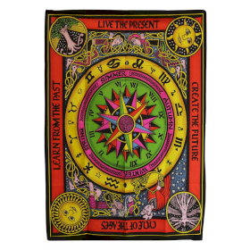 Artă de Perete din Bumbac (70x110cm) – Cercul Vieții