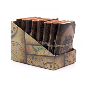 8x Set de Agende Ezoterice din Piele – Diferite - Mărime Mică (10x7,5 cm) – Cutie de Prezentare