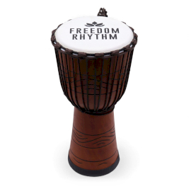 Tobă Djembe Pro Mare – Freedom Rhythm (ton înalt) – 50 cm (22 cm diametru)