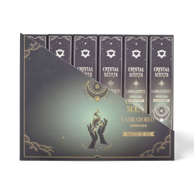 12x Bețișoare Parfumate cu Cristal de Labradorit – Arruda