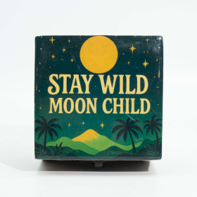 Cutie Mică Emailată – Stay Wild Moon Child
