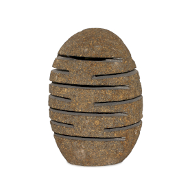 Suport pentru Lumânare din Piatră de Râu Naturală – Piatră Verticală Tăiată (10 × 13 × 22 cm)