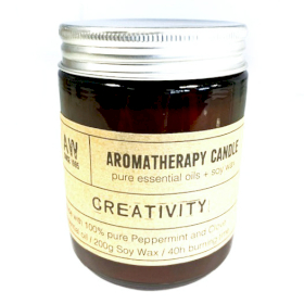 Lumânare din Soia de Aromaterapie 200g - Creativitate