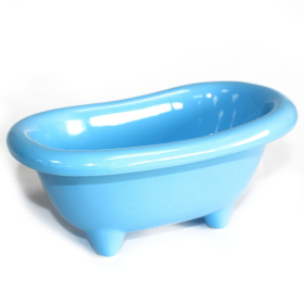 4x Mini Cadă de Ceramică - Albastru Deschis