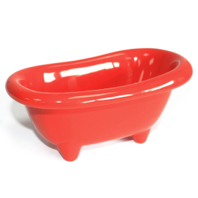 4x Mini Cadă de Ceramică - Roșie