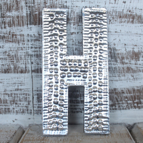 4x Litere Decorative din Aluminiu - H