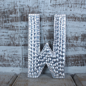 4x Litere Decorative din Aluminiu- W