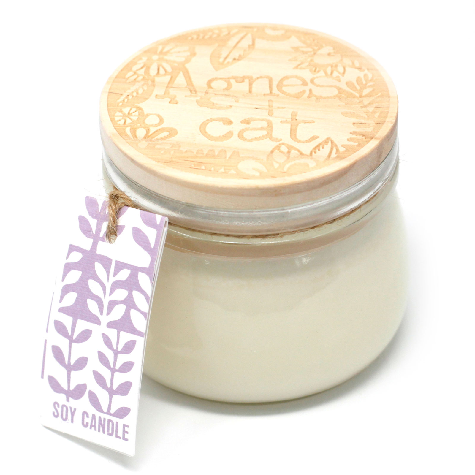 Lumânări din Soia cu Capac din Lemn 180ml
