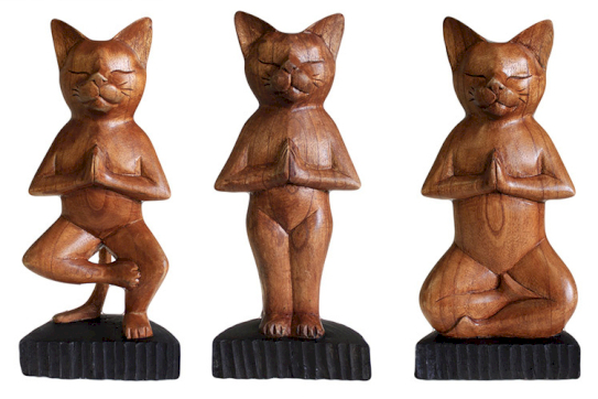 Pisici de Yoga Sculptate Manual