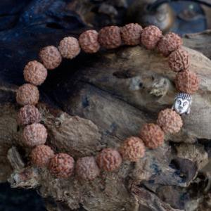 Brățară Rudraksha Buddha Mala - Maro